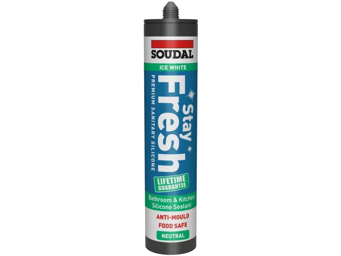 125788-Stay-Freshjpg neutral ice white - Sealant Supplies Ltd Soudal Stay Fresh Neutral Anti-Mould Silicone 300ml - Sealant Supplies Ltd