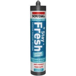Soudal Stay Fresh Acetoxy Anti-Mould Silicone 290ml