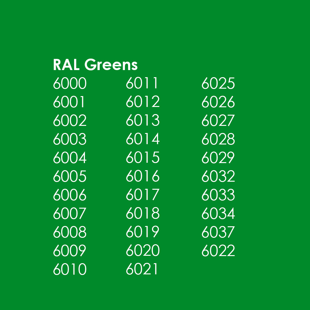 RAL Greens