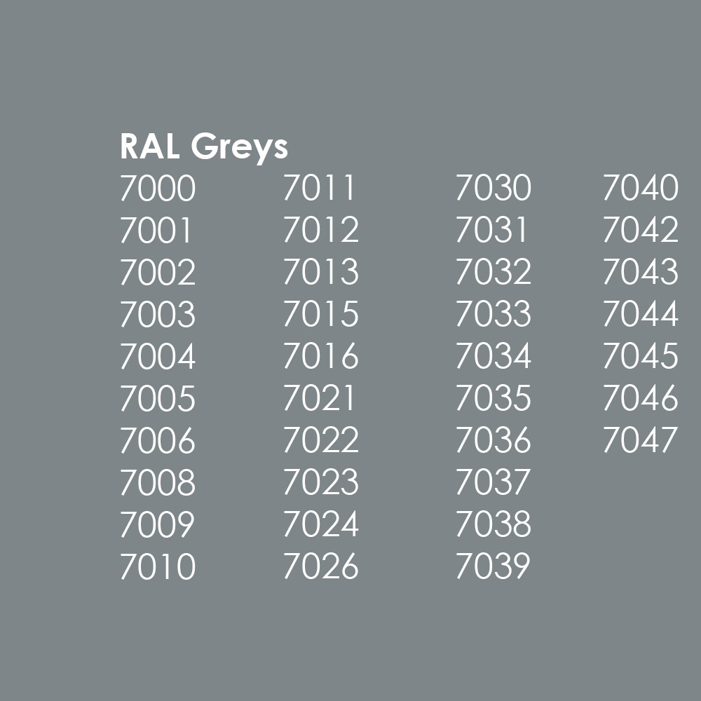 RAL Greys