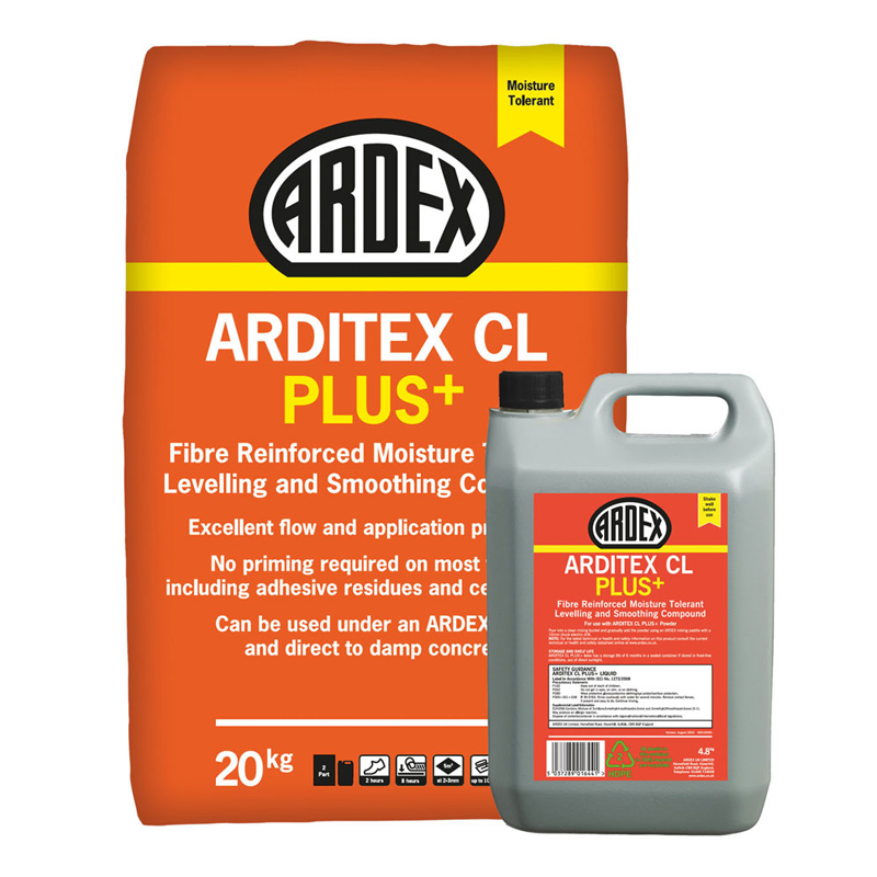 ARDEX ARDITEX CL PLUS LATEX Levelling and Smoothing Compound 485kg - Sealant Supplies Ltd ARDEX ARDITEX CL PLUS LATEX Levelling and Smoothing Compound 4.85kg Bond It LevelMaster 200 - Sealant Supplies Ltd