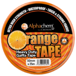 Alpha Chem Orange Heavy Duty Gaffa Tape 50mm x 25mtr Checkout - Sealant Supplies Ltd