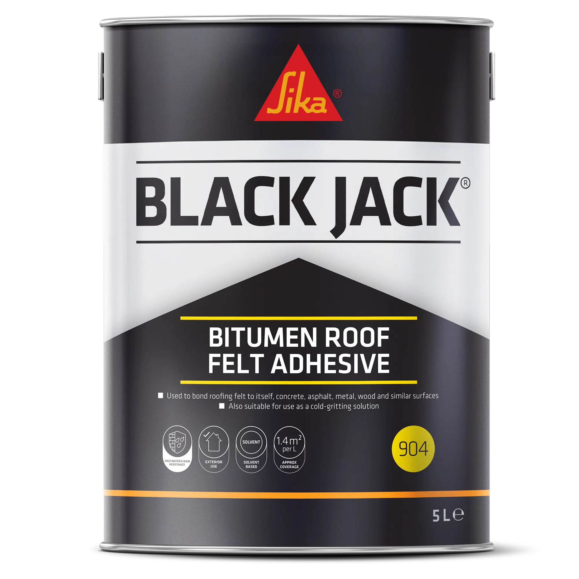 Sika/Everbuild Black Jack 904 Bitumen Roof Felt Adhesive Sealant