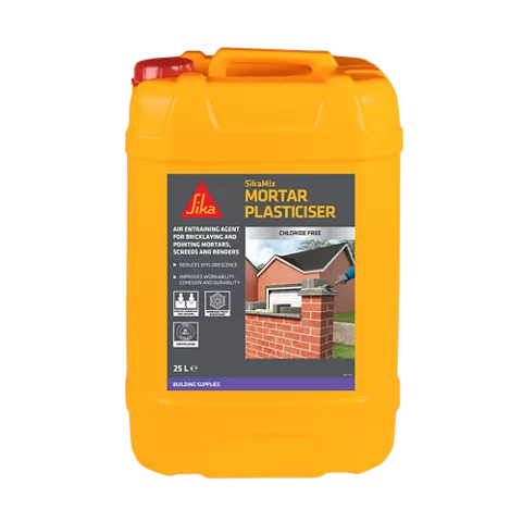 uk-gbr-445917-SikaMix-MortarPlasticiser-25L-02838893_1-1 - Sealant Supplies Ltd SikaMix Integral Waterproofer 5L - Sealant Supplies Ltd