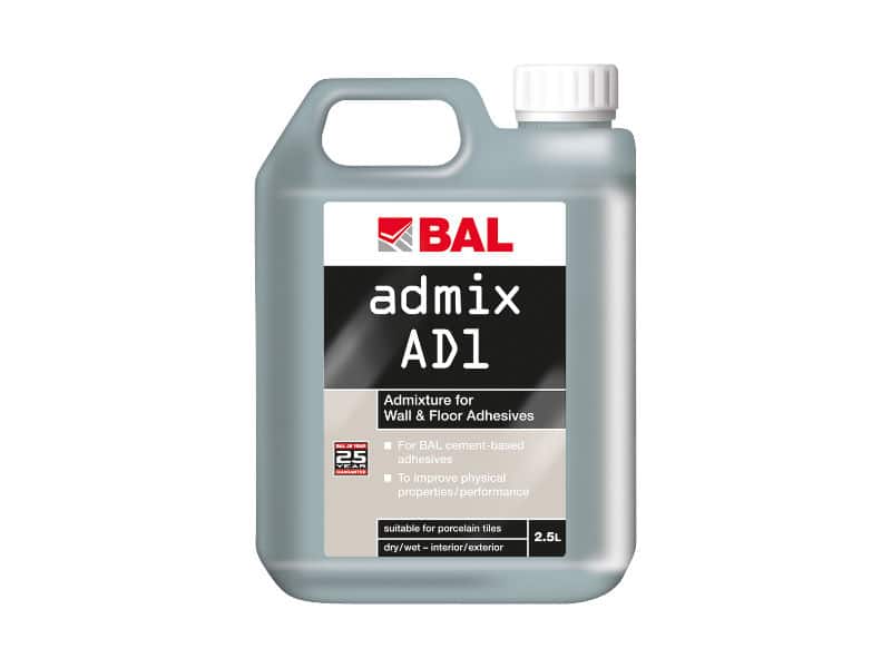 bal-admix-ad1 - Sealant Supplies Ltd BAL CTF4 Tile Adhesive White 20kg - Sealant Supplies Ltd