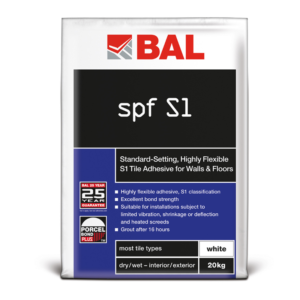 BAL SPF S1 Tile Adhesive White 20kg