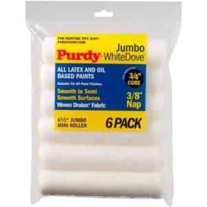 Purdy White Dove Jumbo Sleeve 6.5"X3/8" 6Pk Purdy White Dove Jumbo 6.5″X3/8″ 6Pk - Sealant Supplies Ltd