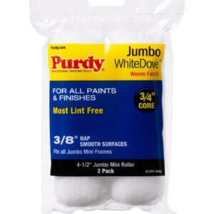 Purdy White Dove Jumbo Sleeve 4.5"X3/8" 2Pk