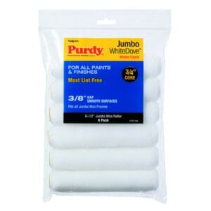 Purdy White Dove Jumbo Sleeve 6.5"X3/8"2Pk