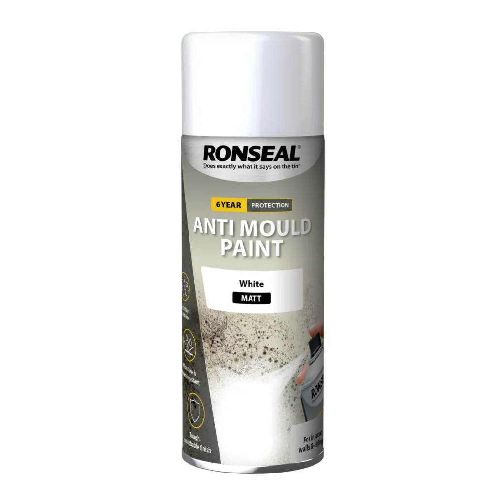 Ronseal 6 Year Anti Mould Aerosol 400Ml Ronseal One Coat Grout Pen White - Sealant Supplies Ltd
