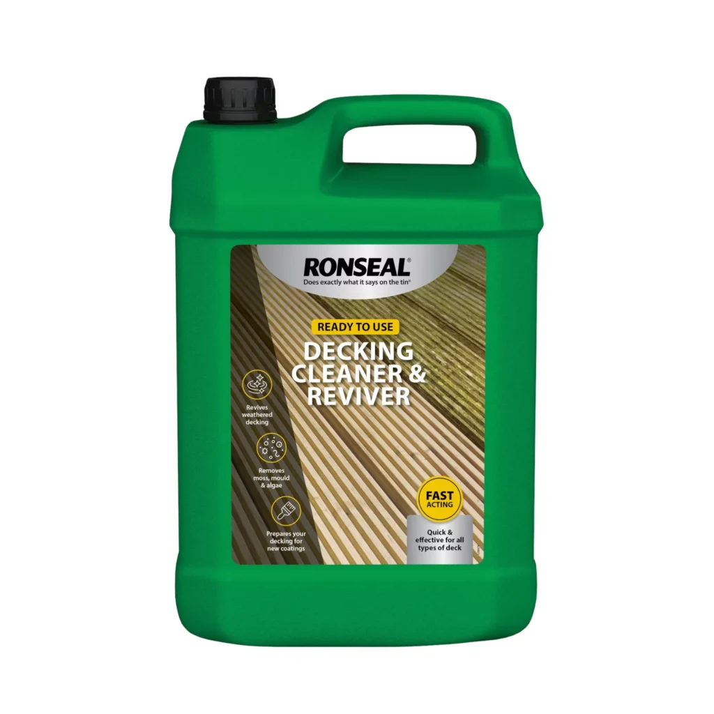 Ronseal Decking Cleaner 5Lt - Sealant Supplies Ltd Ronseal Decking Cleaner 5Lt Ronseal Ultimate Decking Oil - Sealant Supplies Ltd