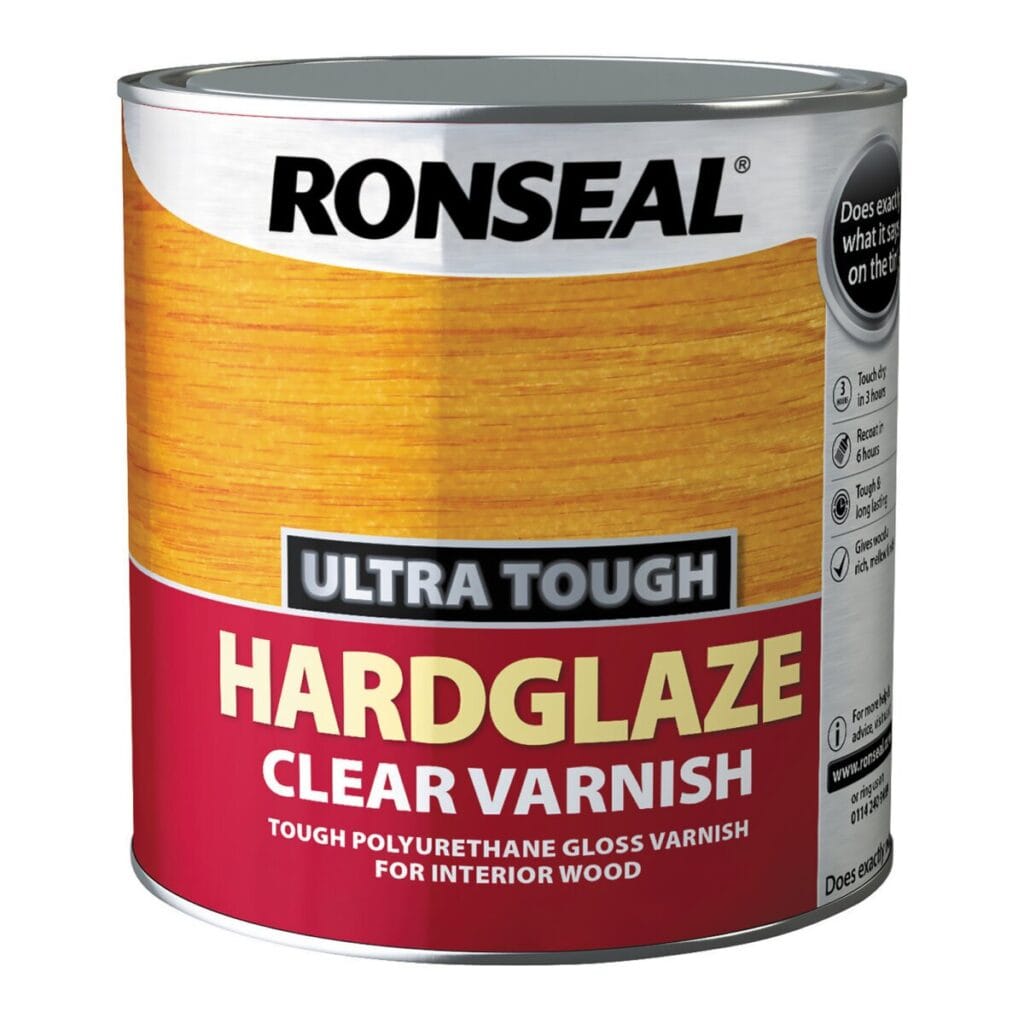 Ronseal Ultra Tough Hardglaze – 2.5 Litre Ronseal Trade Crystal Clear Ext Varnish - Sealant Supplies Ltd
