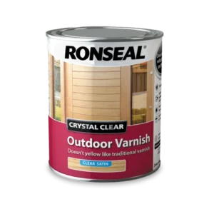 Ronseal Crystal Clear Outdoor Varnish - Sealant Supplies Ltd
