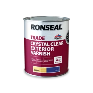 Ronseal Trade Crystal Clear Ext Varnish