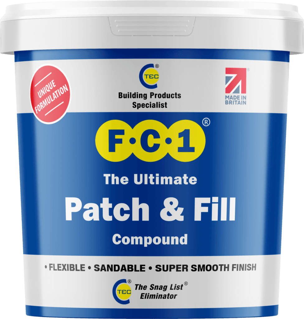 FC1 Patch Fill Compound -- FRONT - Sealant Supplies Ltd C-Tec FC1 Filler & Caulk 310ml - Sealant Supplies Ltd
