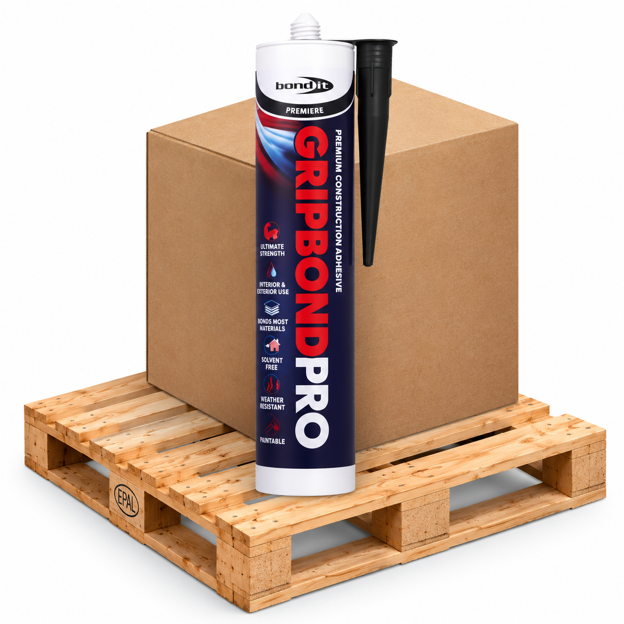  Bond It Pro Range – Gripbond Pro Hybrid Polymer Sealant & Adhesive White – 1200 Units - Sealant Supplies Ltd